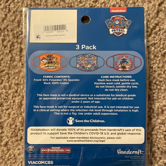 Mask Paw Patrol 9 Washable Children's Face Mask - Picture 5 of 7